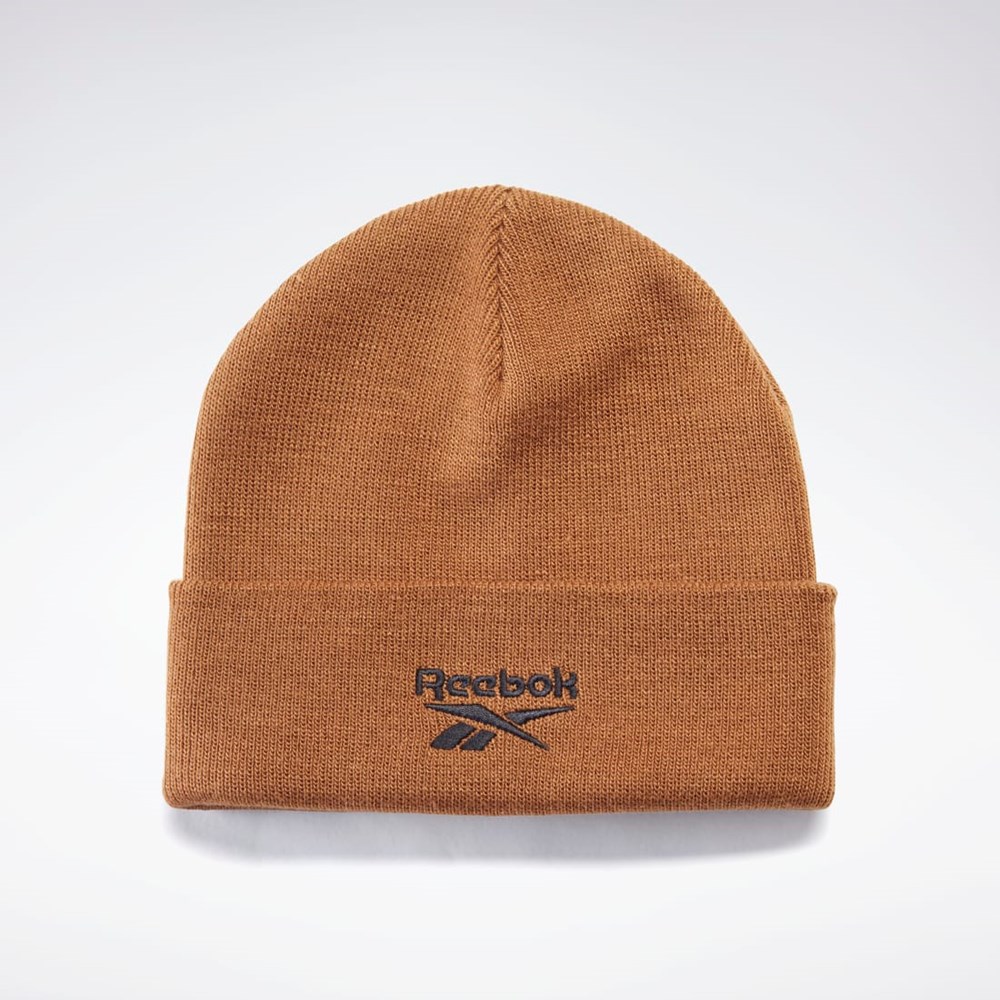 Reebok Foundation Logo Beanie Sepia | EVMJA2769