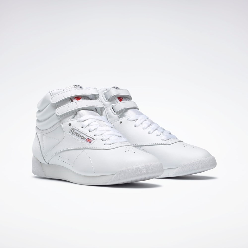 Reebok Freestyle Hi Shoes Biele | FARYU1476