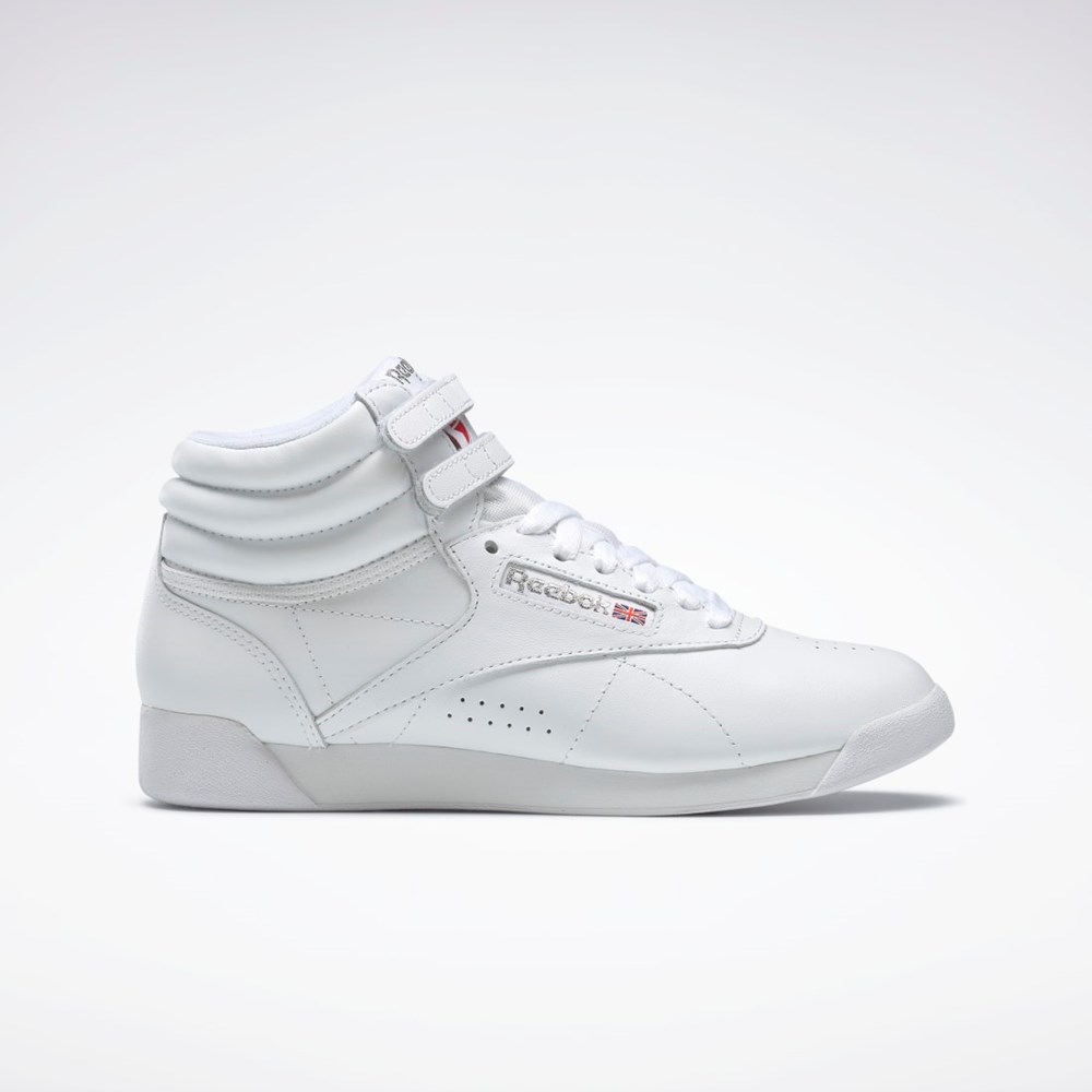 Reebok Freestyle Hi Shoes Biele | FARYU1476