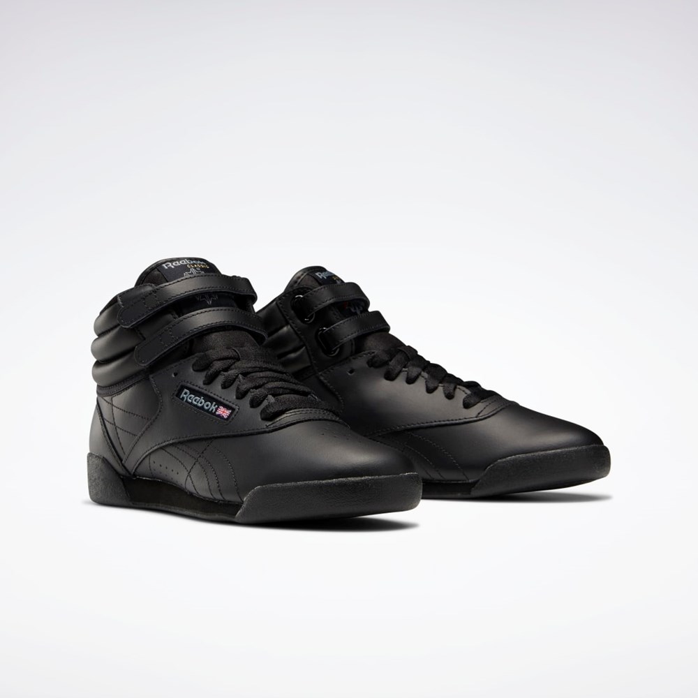 Reebok Freestyle Hi Shoes - Grade School Čierne Siva | ARVDC1746