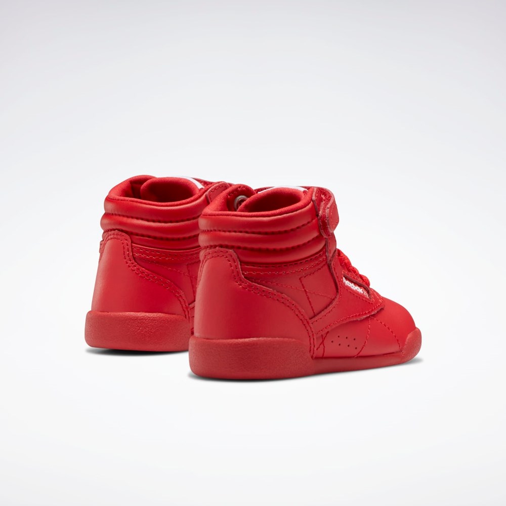 Reebok Freestyle Hi Shoes - Toddler Červené Červené Biele | FNKRM0874