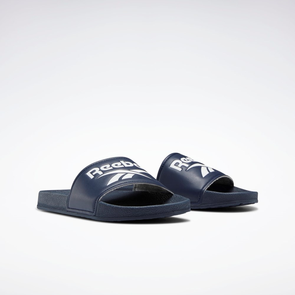 Reebok Fulgere Slides - Preschool Námornícka Modrá Námornícka Modrá Biele | IXGVC0867