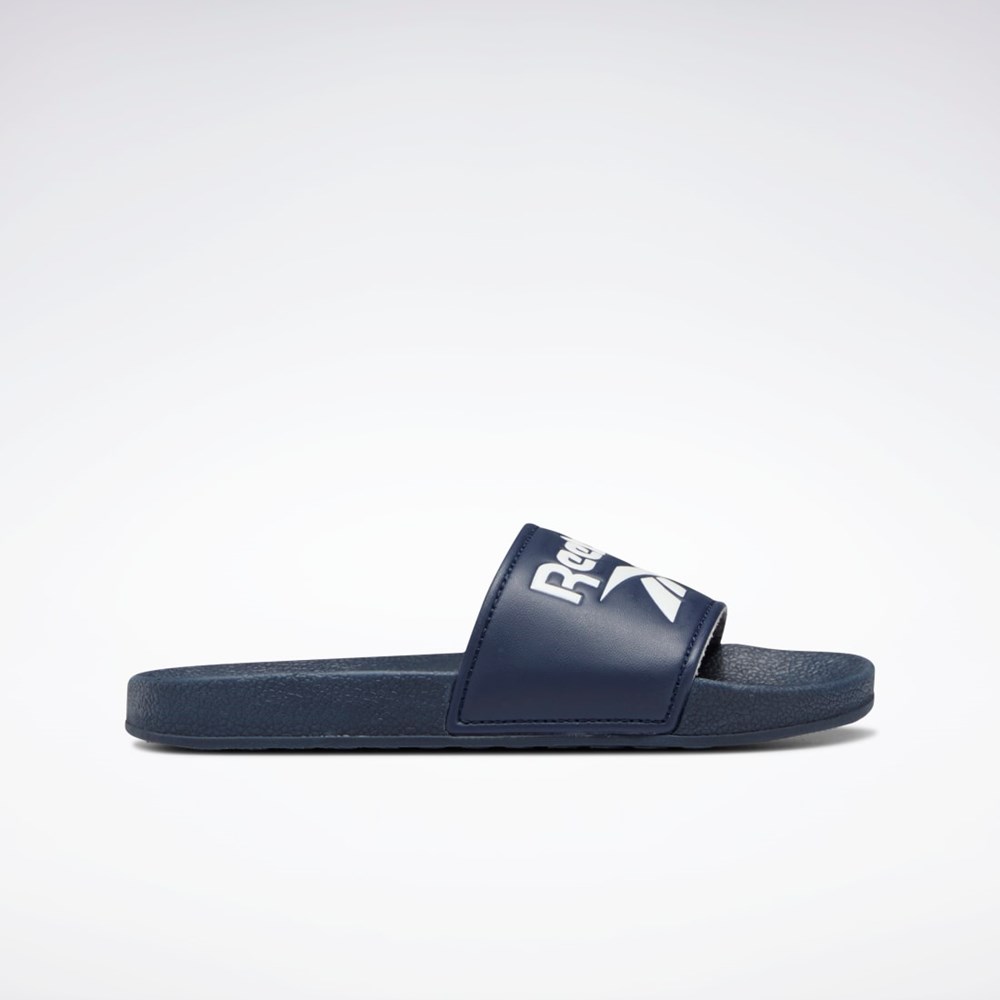 Reebok Fulgere Slides - Preschool Námornícka Modrá Námornícka Modrá Biele | IXGVC0867