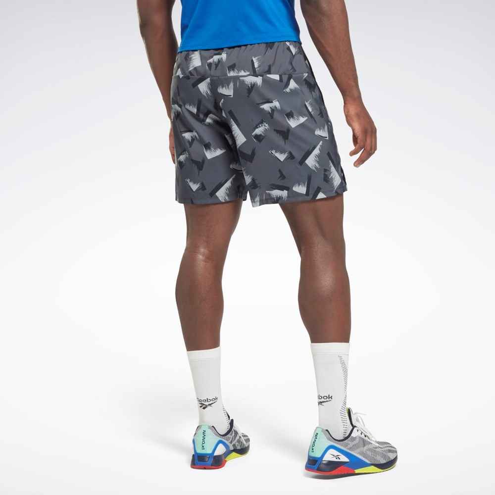 Reebok Grafika Speed 2.0 Shorts Čierne | HXFWS8971