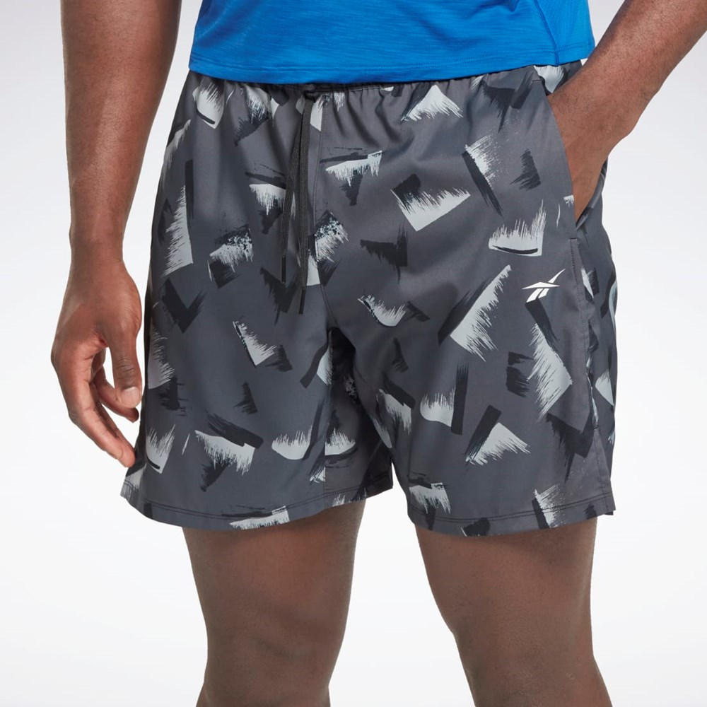 Reebok Grafika Speed 2.0 Shorts Čierne | HXFWS8971