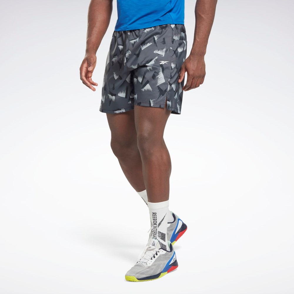 Reebok Grafika Speed 2.0 Shorts Čierne | HXFWS8971