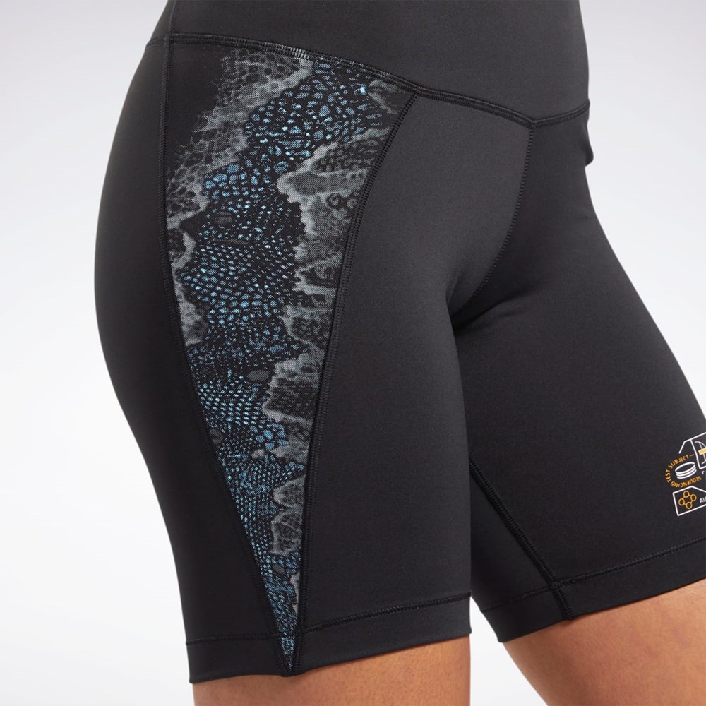 Reebok Jurassic World Bike Shorts Čierne | NTEWQ2480