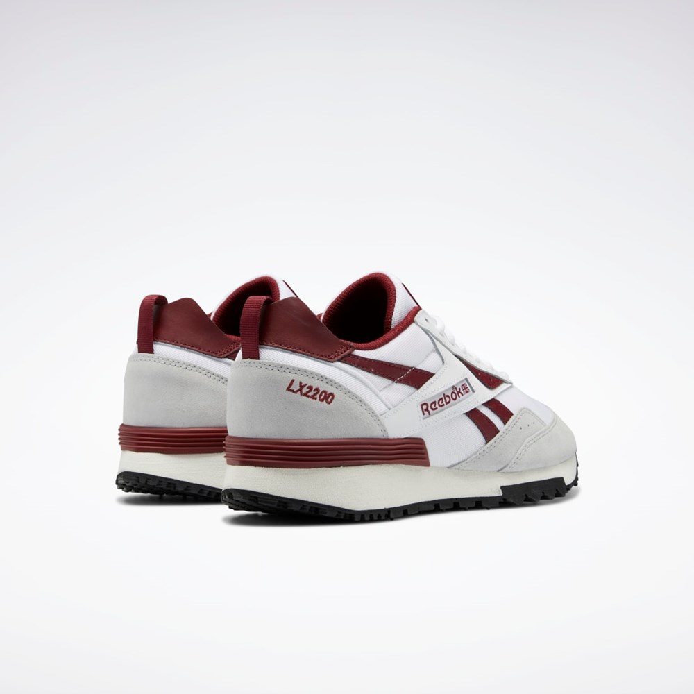 Reebok LX2200 Shoes Biele Bordove Siva | NSQXB0458