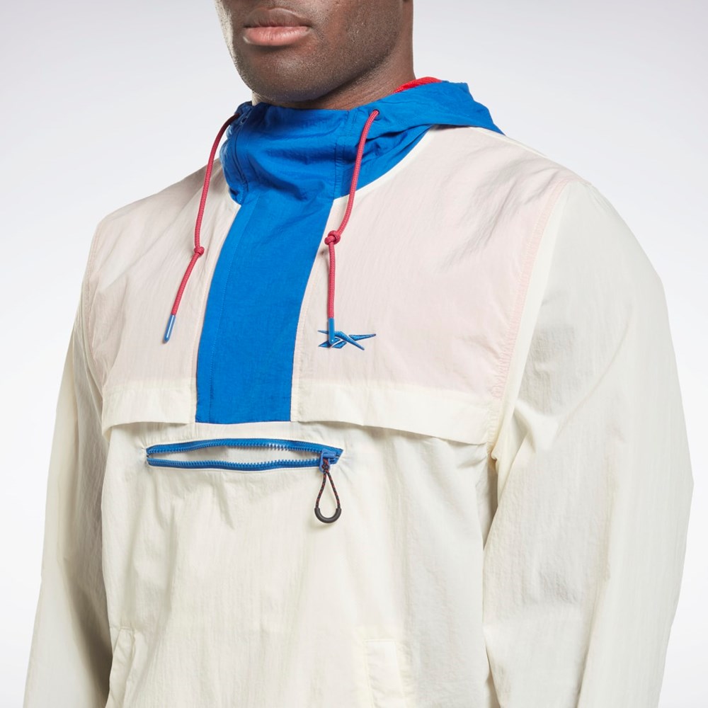 Reebok Lahke Woven Anorak Jacket Biele | TVJWF6192