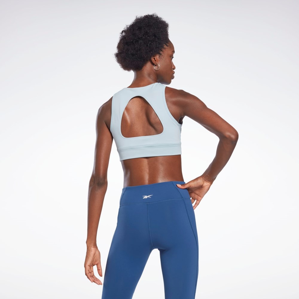 Reebok Les Mills® Beyond the Sweat Crop Top Siva | OEXKD7215