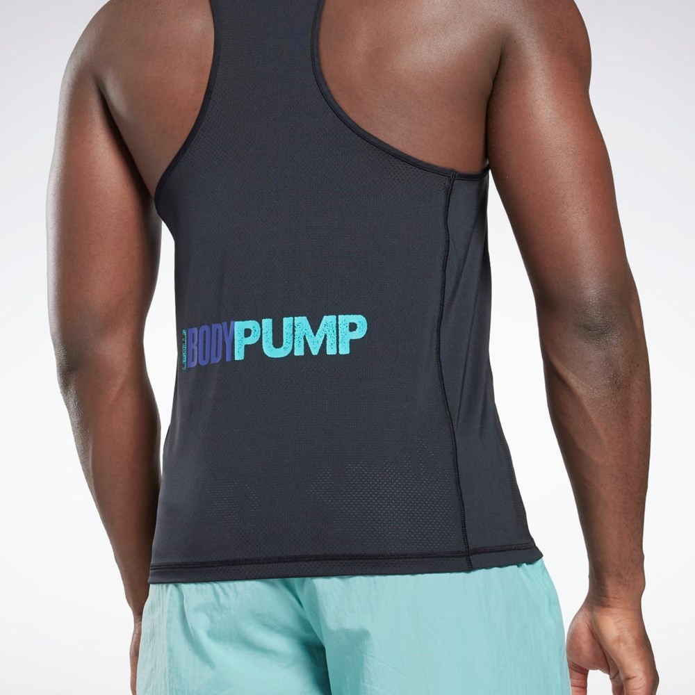 Reebok Les Mills® BodyPump® ACTIVCHILL Singlet Čierne | AGZRQ5783