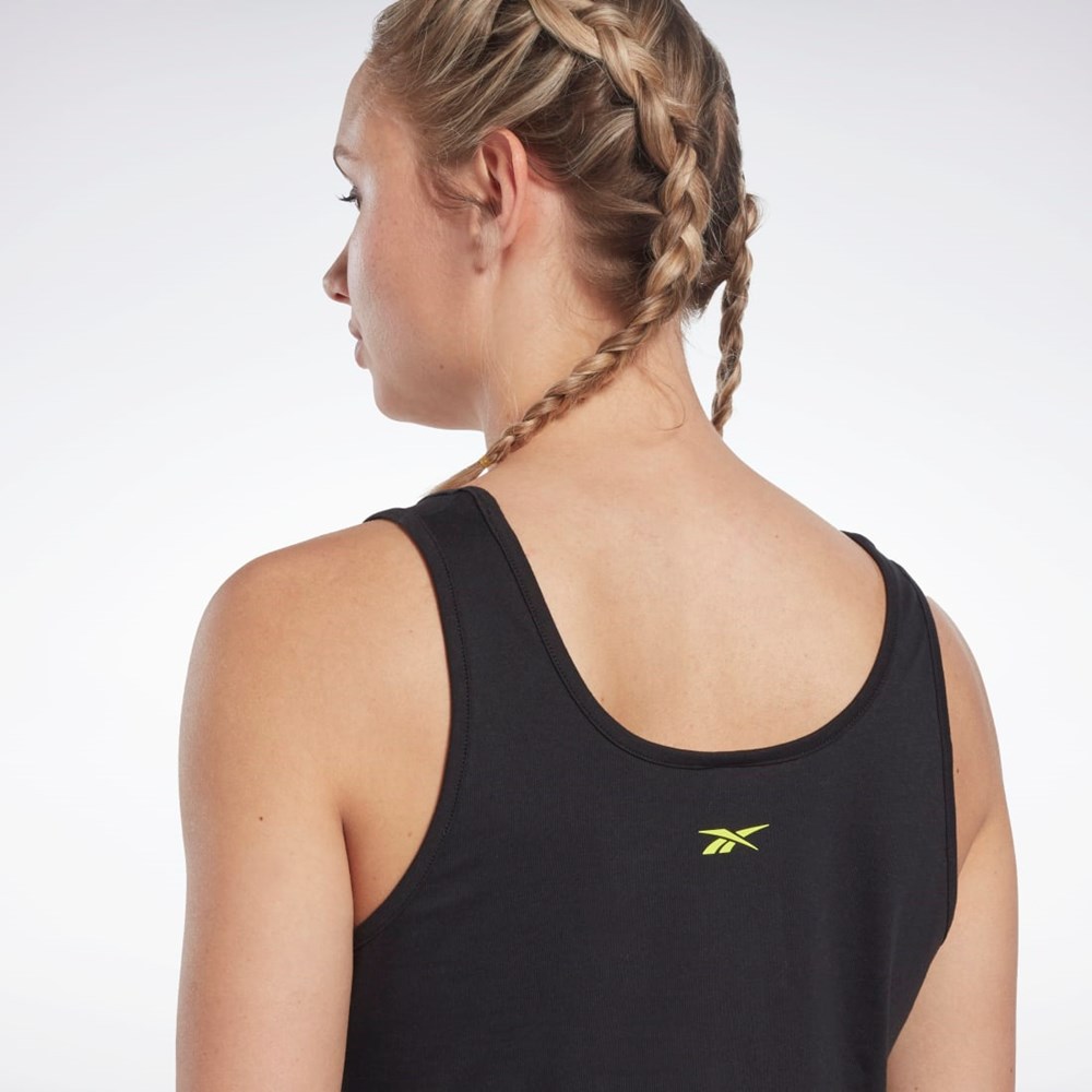 Reebok Les Mills® Grafika Tank Top Čierne | FXNPO2187