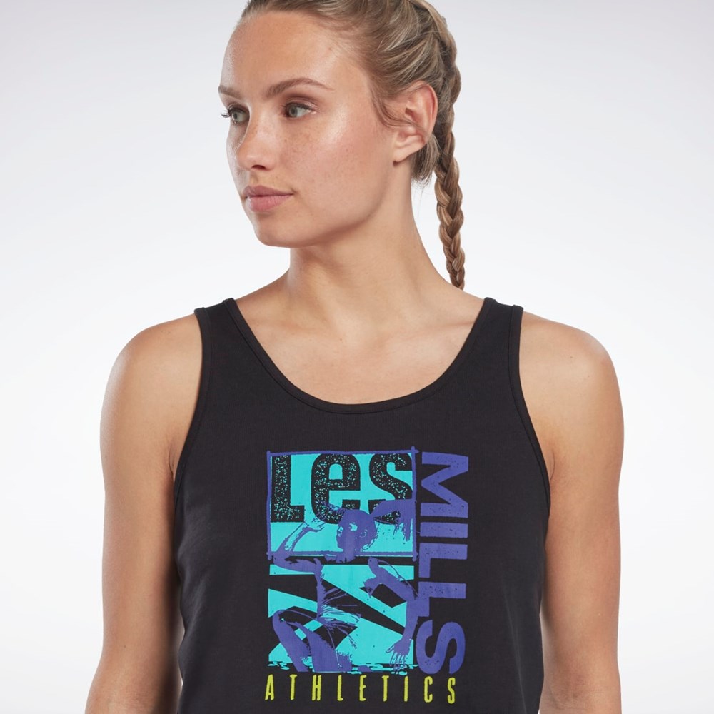 Reebok Les Mills® Grafika Tank Top Čierne | FXNPO2187