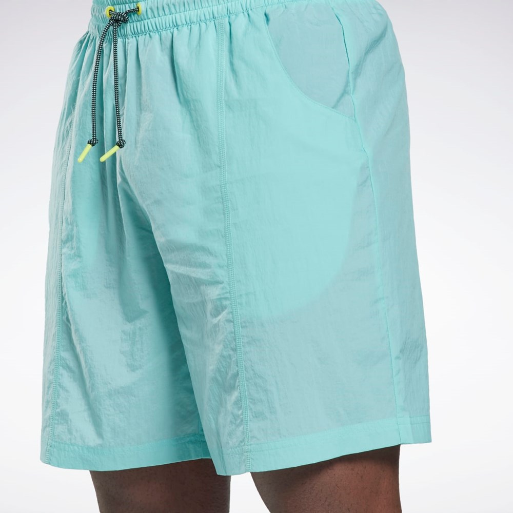 Reebok Les Mills® Lahke Woven Shorts Semi Classic Teal | ZLBPM5810