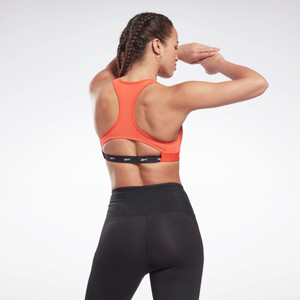 Reebok Les Mills® Lux Racer Medium-Support Sports Bra Červené | QXBGC5798