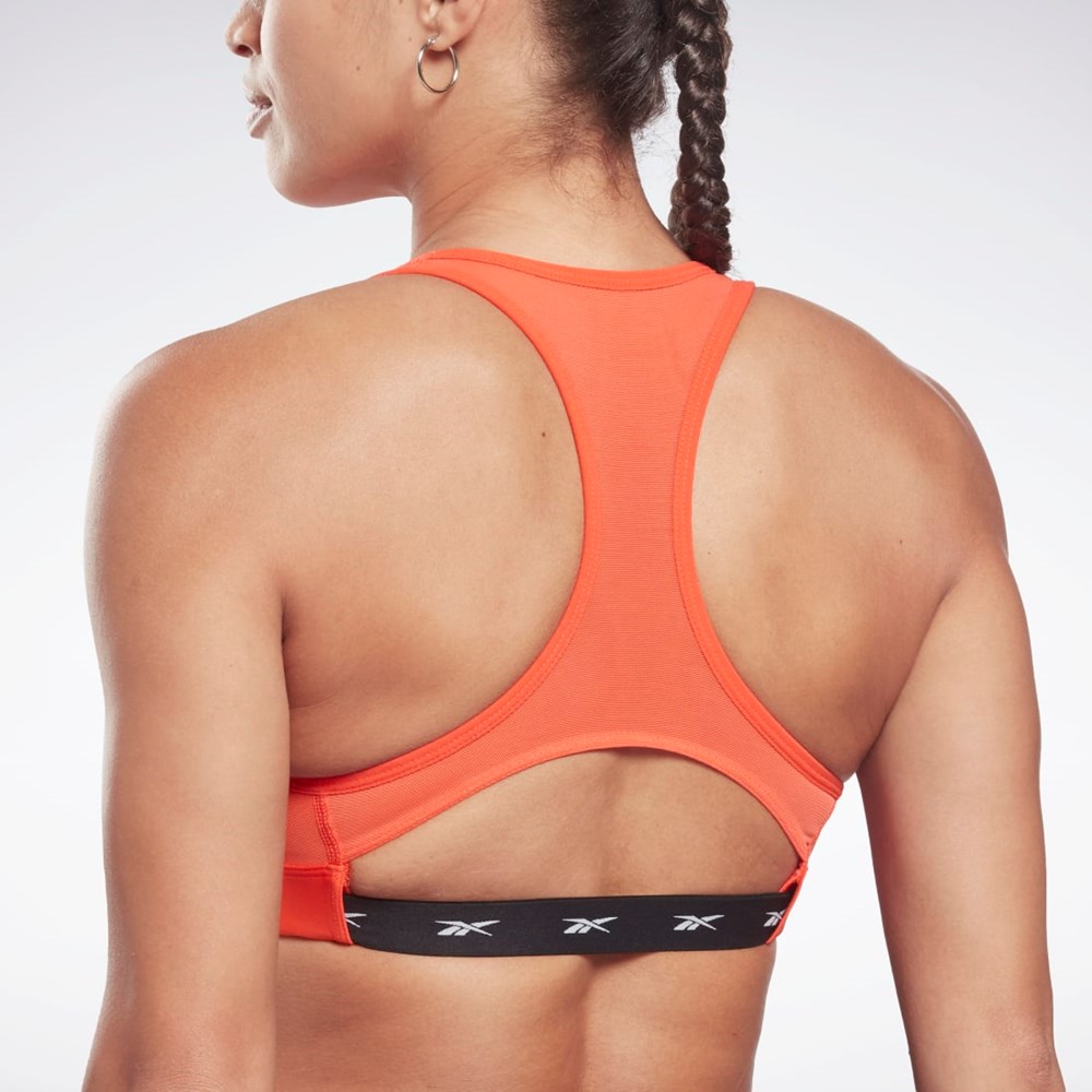 Reebok Les Mills® Lux Racer Medium-Support Sports Bra Červené | QXBGC5798