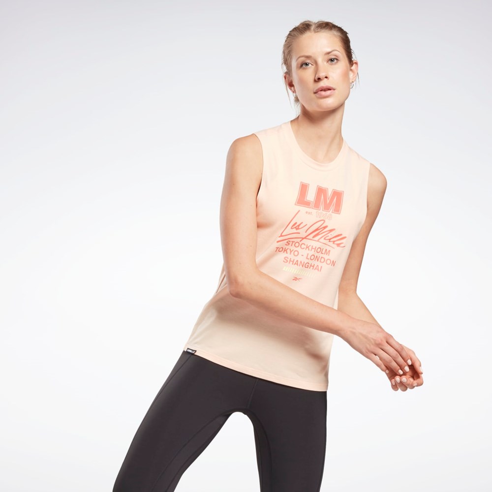 Reebok Les Mills® Muscle Tank Top Oranžové | IZPKG9415