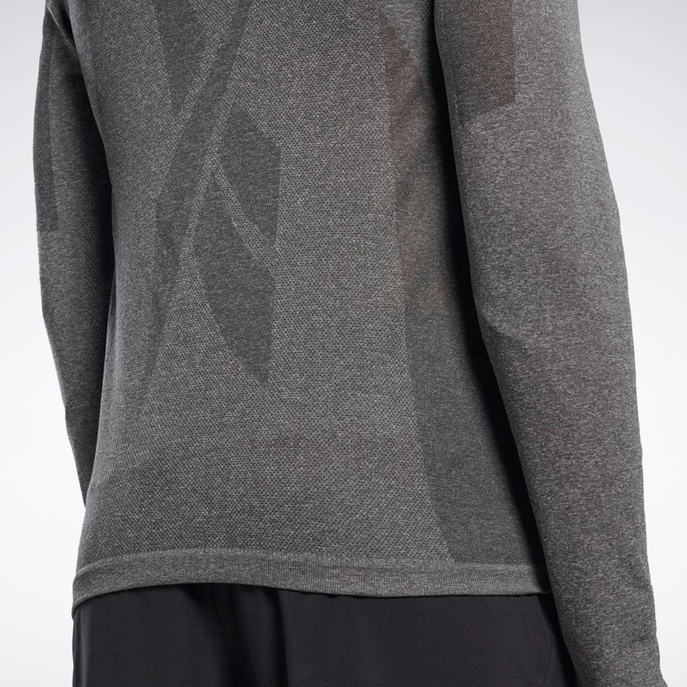 Reebok Les Mills® Myoknit Long Sleeve T-Shirt Čierne | PVCJF5384