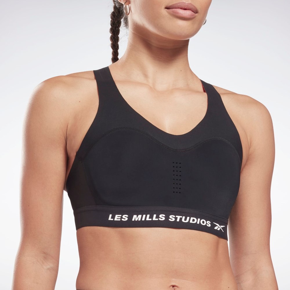 Reebok Les Mills® PureMove Plus Sports Bra Čierne | SNOKY0968