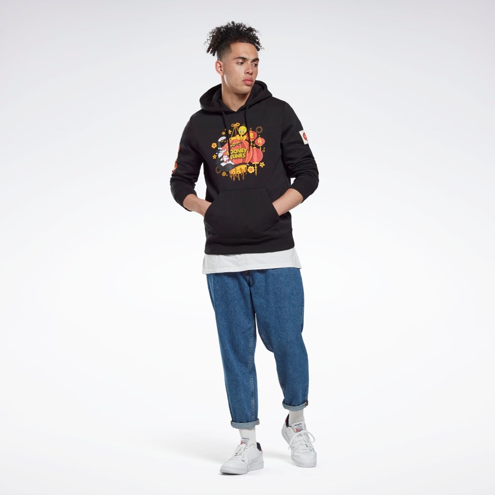 Reebok Looney Tunes S Kapucňou Sweatshirt Čierne | BCATP3845