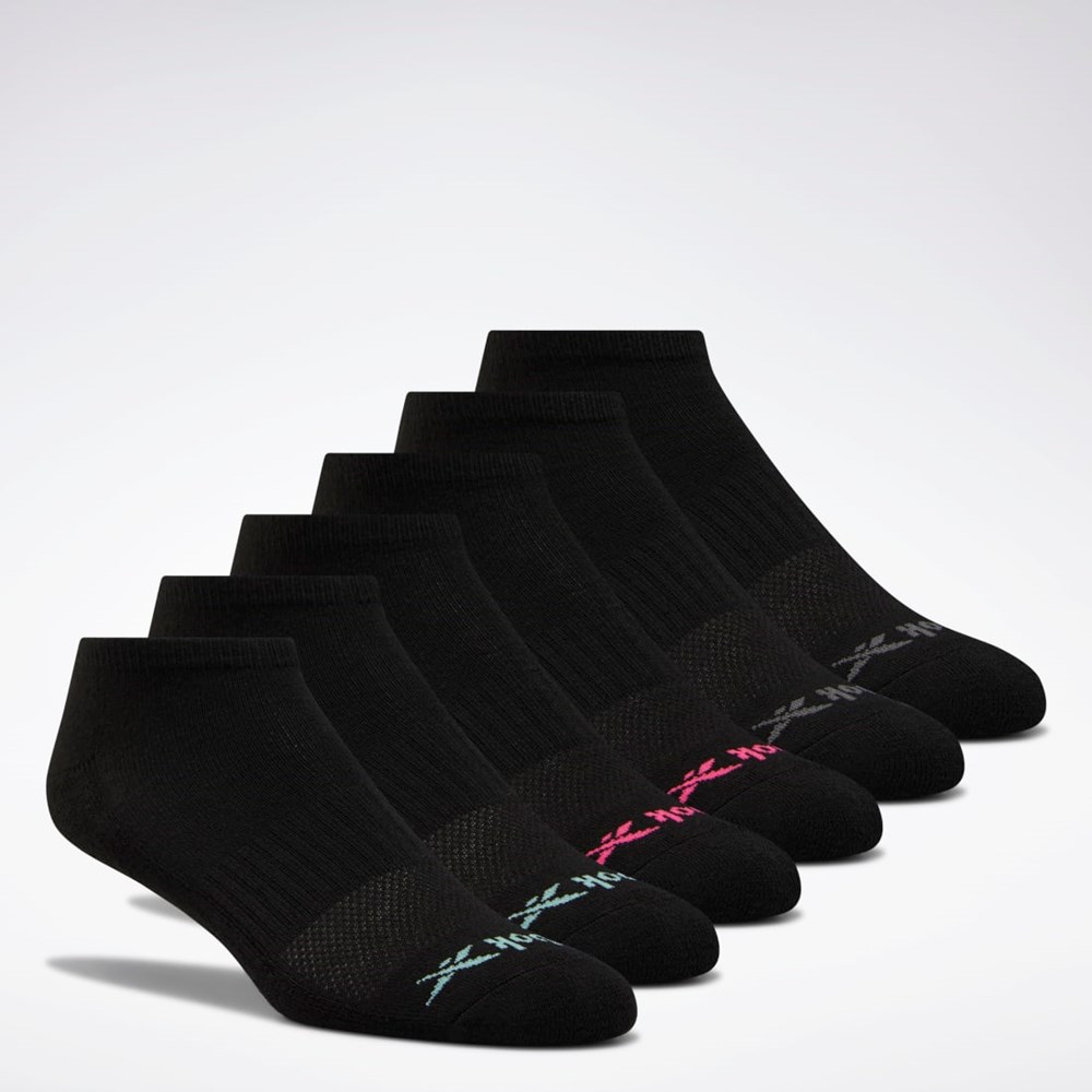 Reebok Low-Cut Basic Delta Socks Six Pack Multi | KQYNH7195