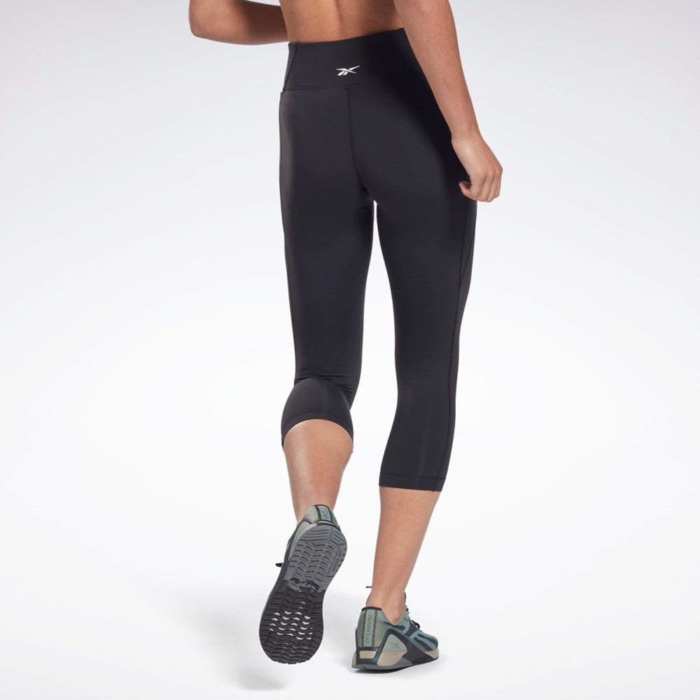 Reebok Lux 3/4 Leggings Čierne | FPWYQ4981