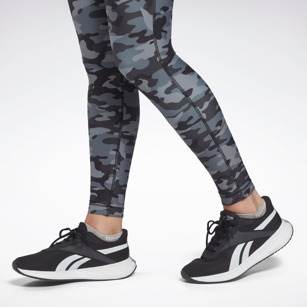 Reebok Lux Bold Camo Print Tights Čierne | VQCLT3172