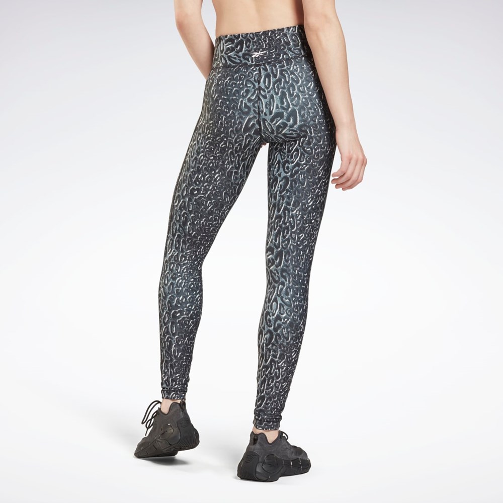 Reebok Lux Bold Leggings Čierne | OEYML7648