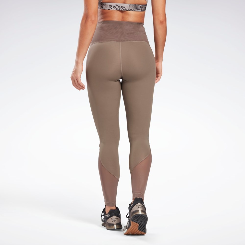 Reebok Lux High-Rise Perform Leggings Siva | WZOFX1673