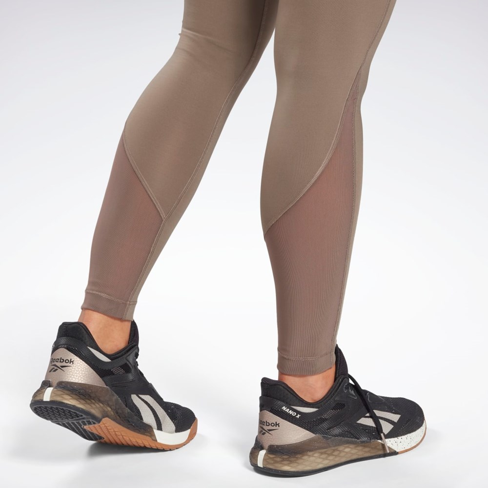 Reebok Lux High-Rise Perform Leggings Siva | WZOFX1673