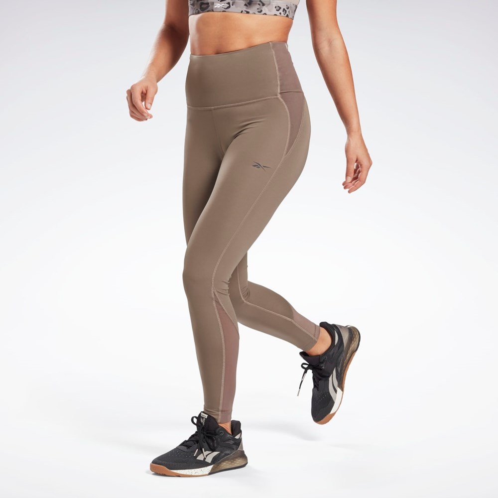 Reebok Lux High-Rise Perform Leggings Siva | WZOFX1673