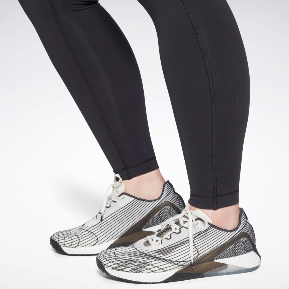 Reebok Lux High-Waisted Tights (Plus Size) Čierne | ZGXMW9462