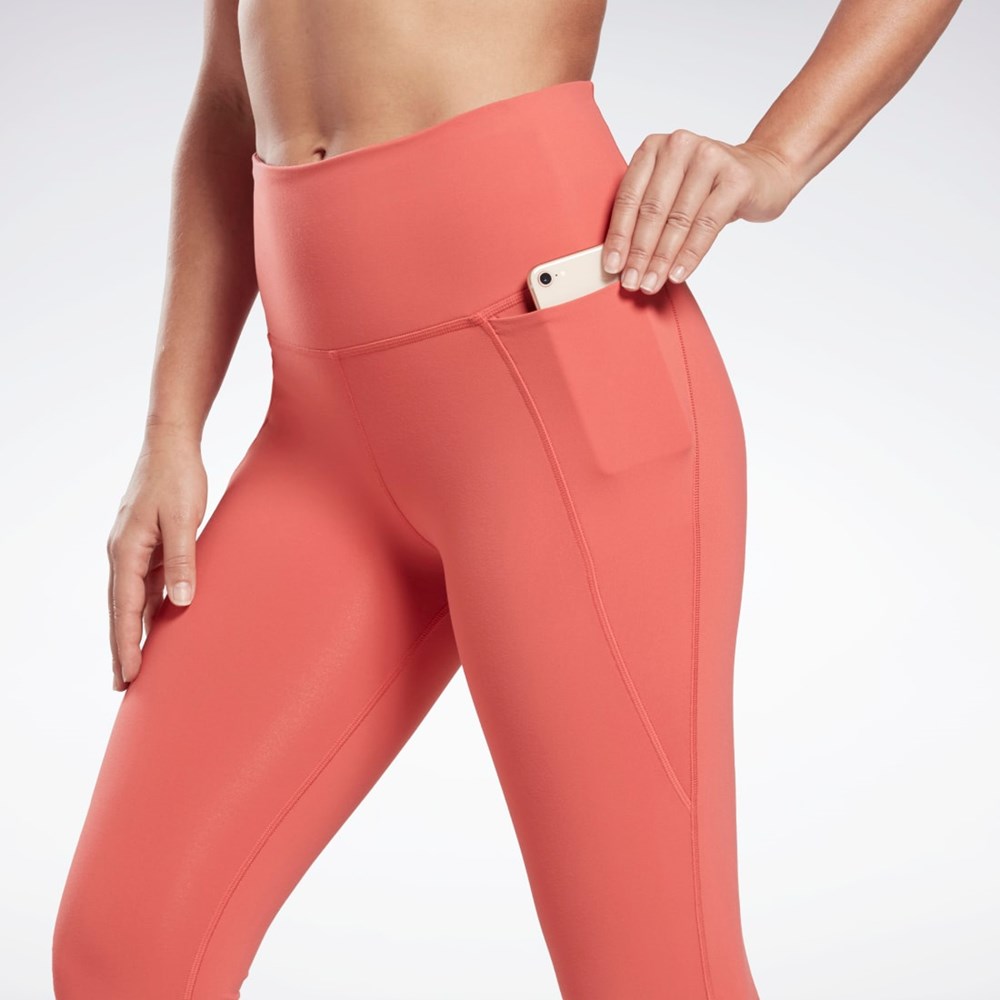 Reebok Lux High-Waisted Tights Rhodonite | BEVRK3652