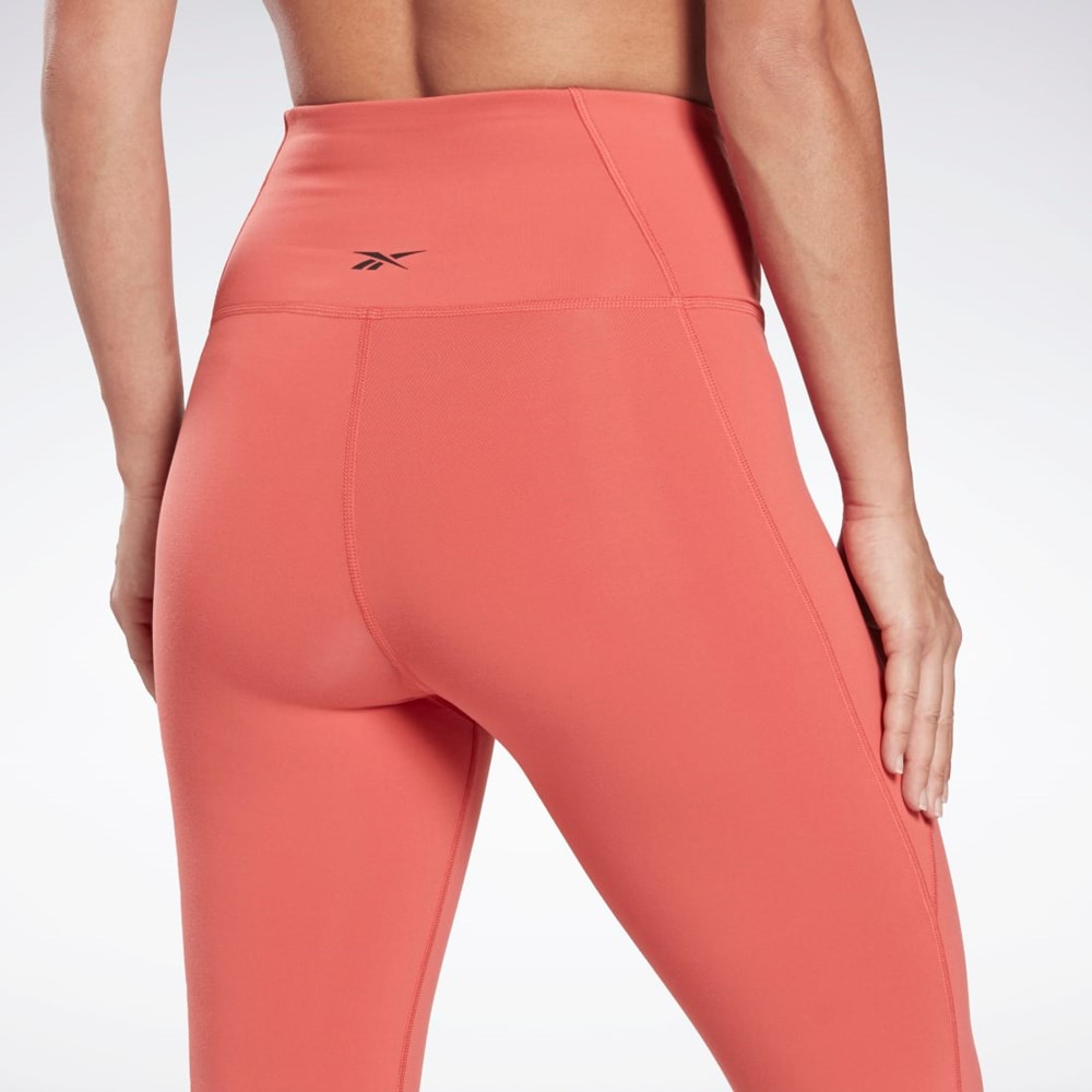 Reebok Lux High-Waisted Tights Rhodonite | BEVRK3652