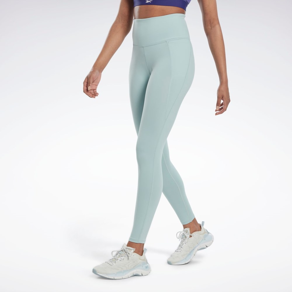 Reebok Lux High-Waisted Tights Siva | ABWNO1685