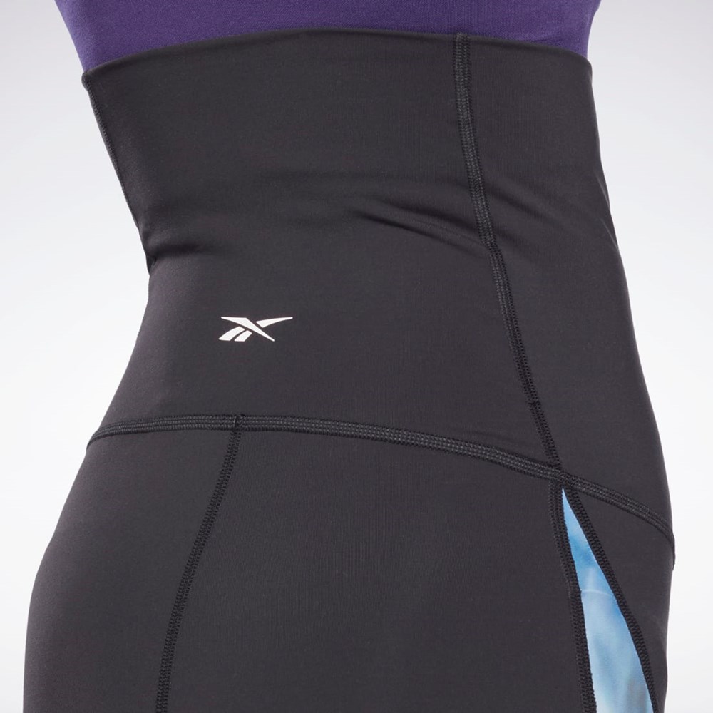 Reebok Lux Maternity Bike Shorts Čierne | ZWFOU3071