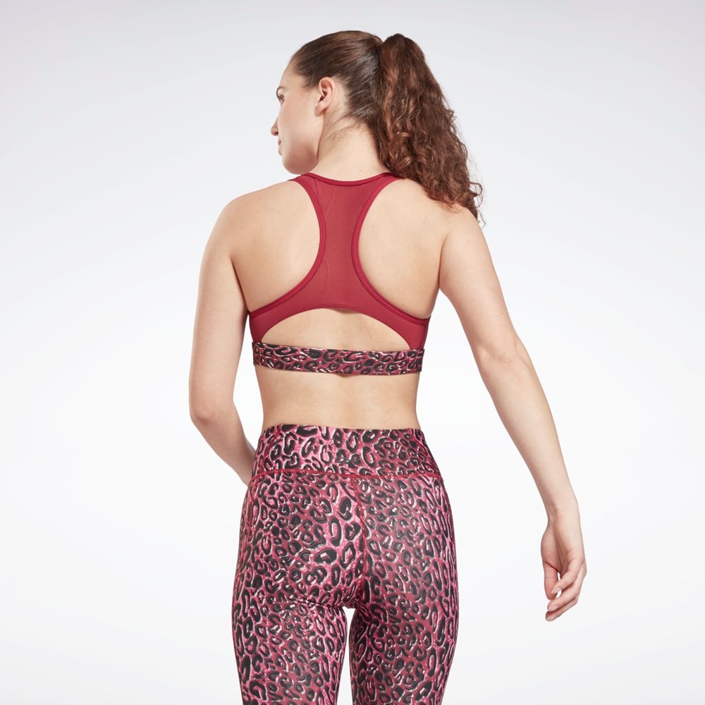 Reebok Lux Racer Polstrované Sports Bra Punch Berry | KXRFT8650