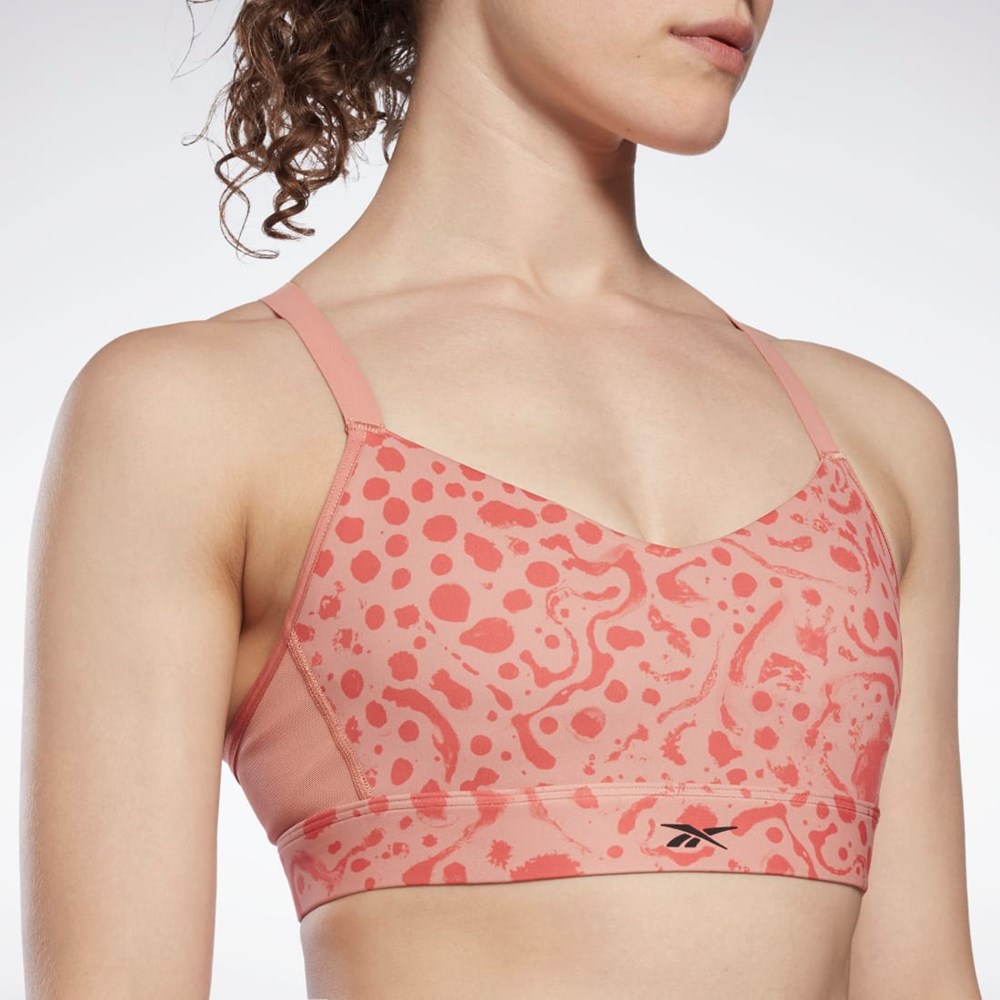 Reebok Lux Remienkové Modern Safari Print Sports Bra Koralove | FSYLJ4382