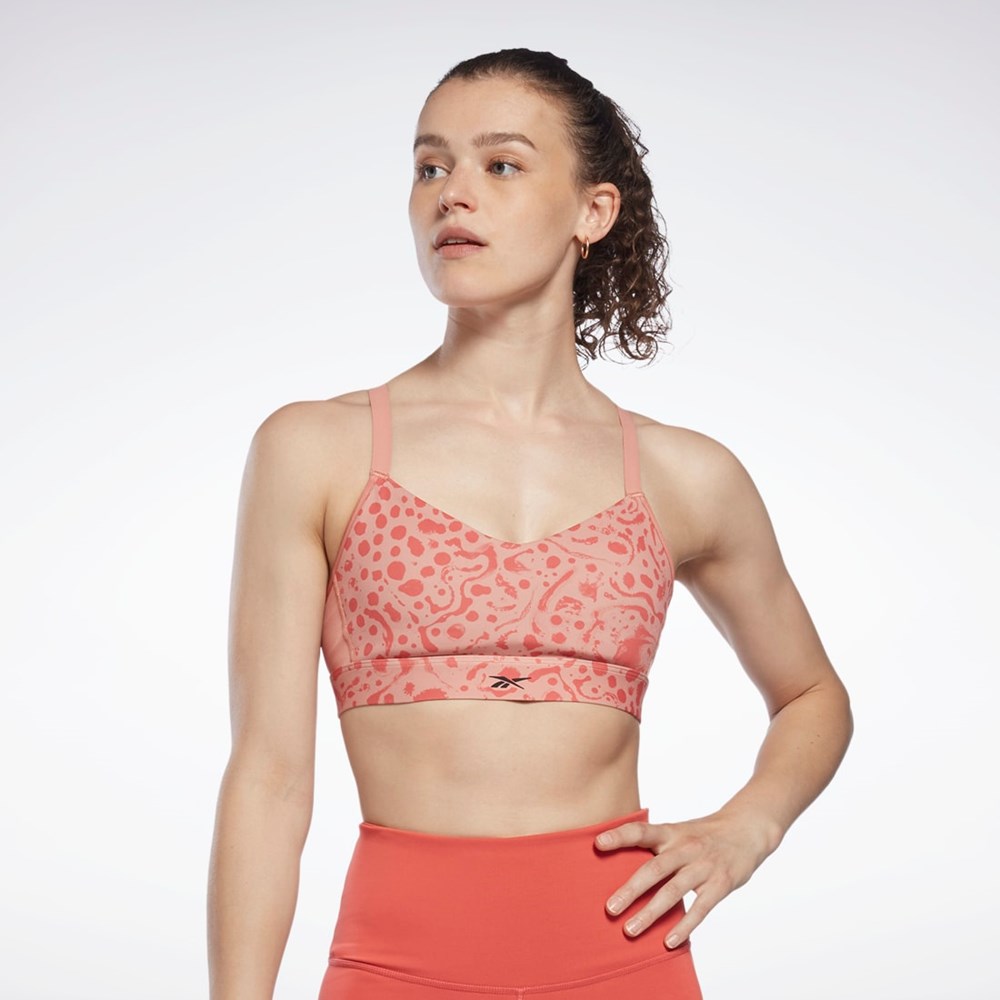 Reebok Lux Remienkové Modern Safari Print Sports Bra Koralove | FSYLJ4382