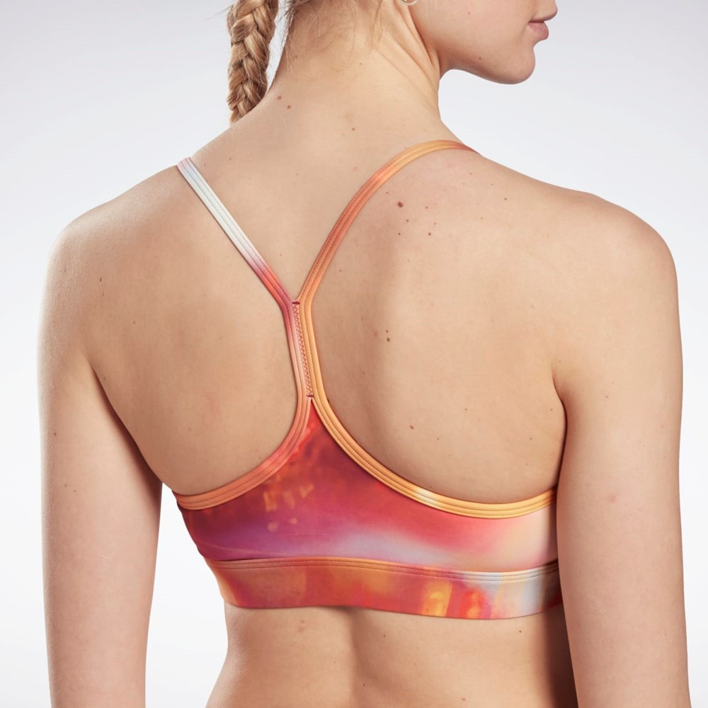 Reebok Lux Vychudnutý Sports Bra Punch Berry | MDYPL2057