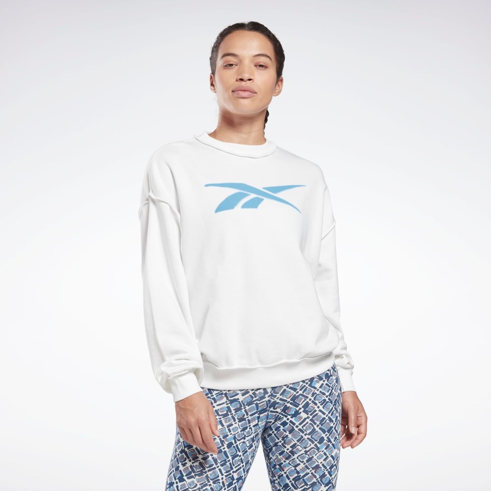 Reebok MYT Crew Sweatshirt Biele | VZIMT0135