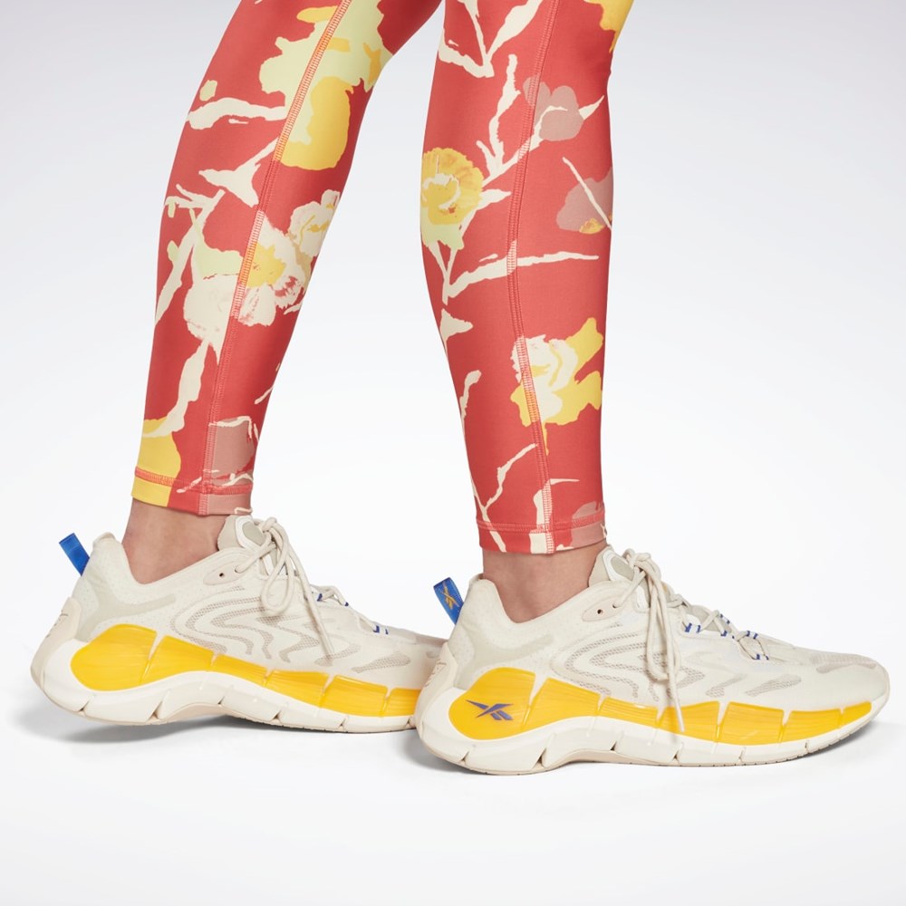 Reebok MYT Printed Leggings Rhodonite | CQOVF0864