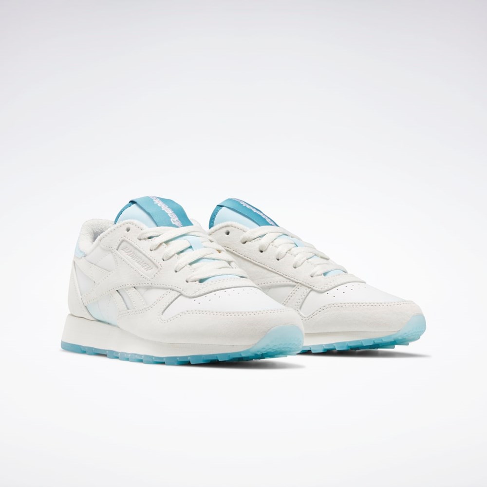 Reebok MadWomen Classic Leather Shoes Modre | QYLUZ2690