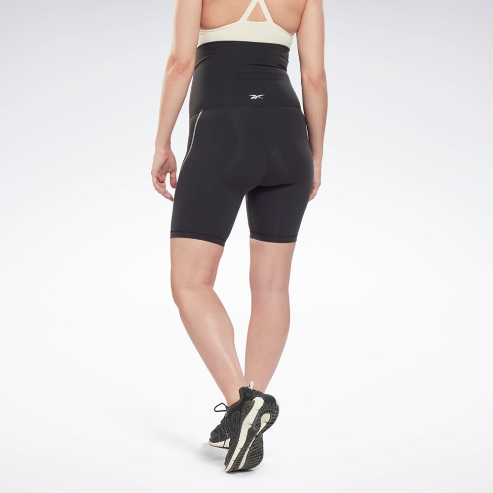 Reebok Maternity Legging Shorts Čierne | TXIMF5239