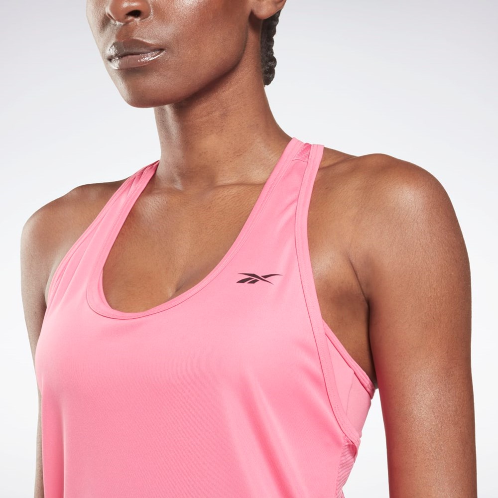 Reebok Mesh Back Tank Top Ruzove | NRGPF2607