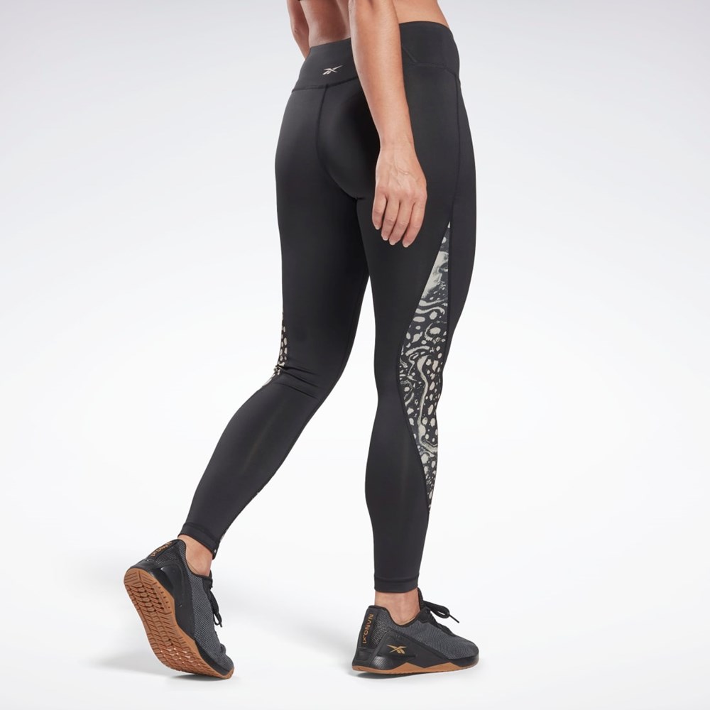 Reebok Modern Safari Leggings Čierne | ETJOH2391