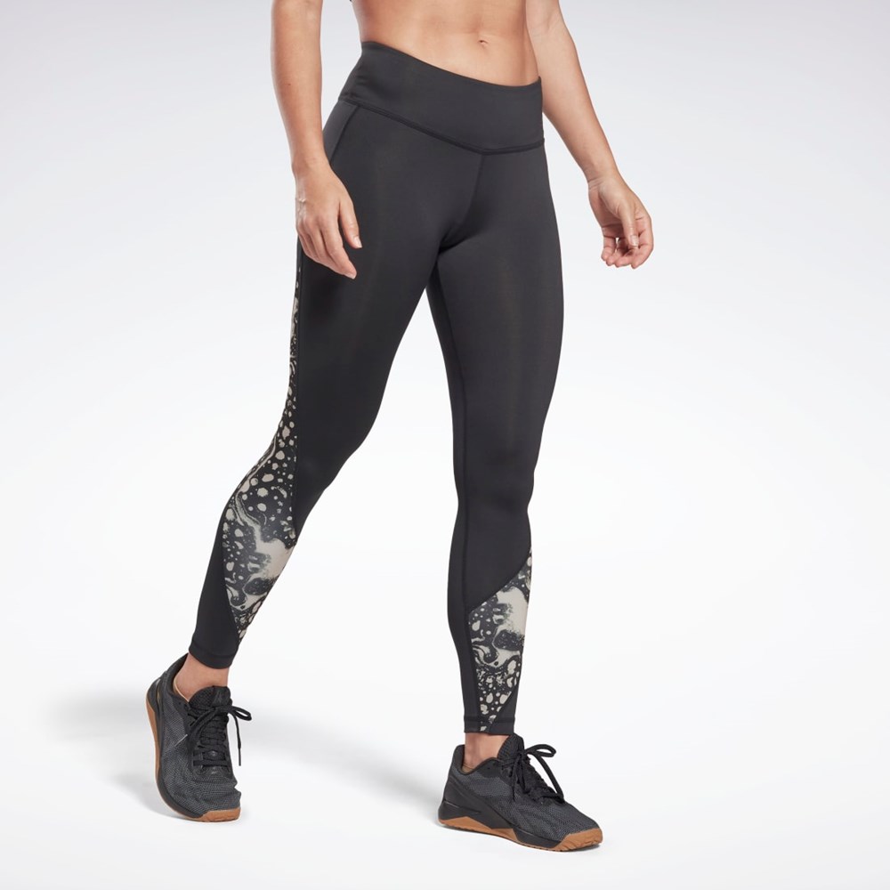 Reebok Modern Safari Leggings Čierne | ETJOH2391