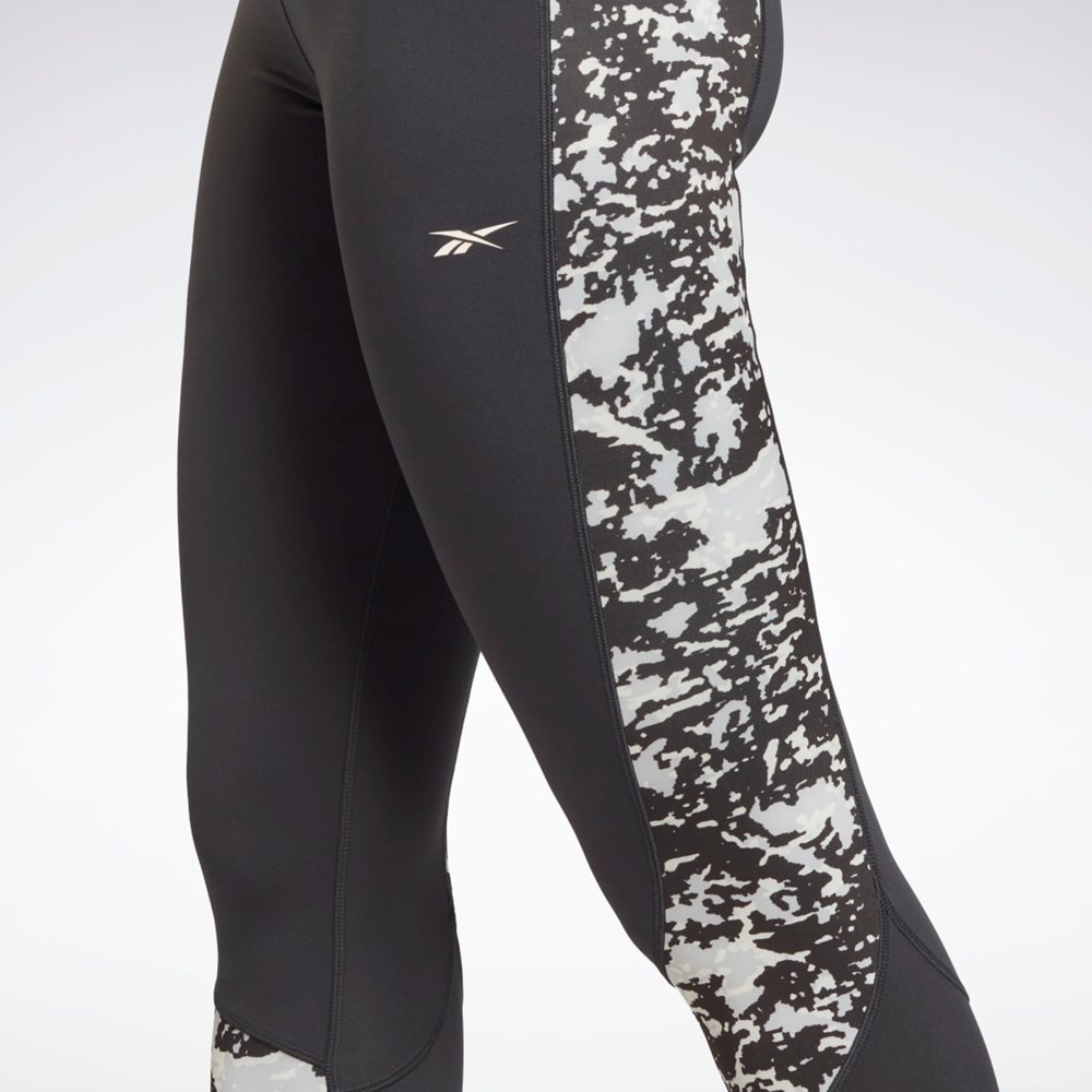 Reebok Modern Safari Leggings Čierne | FMOBE9718