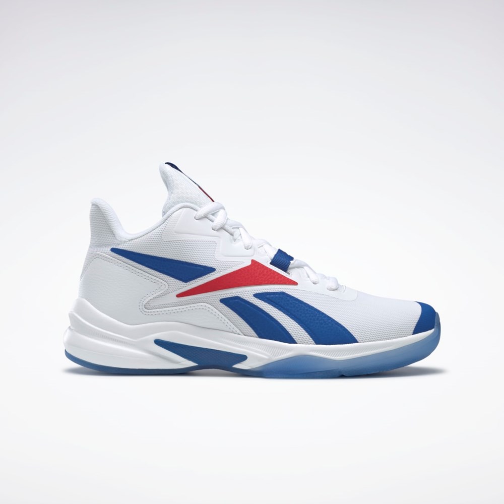 Reebok More Buckets Basketball Shoes Biele Modre Červené | FHRBN1083