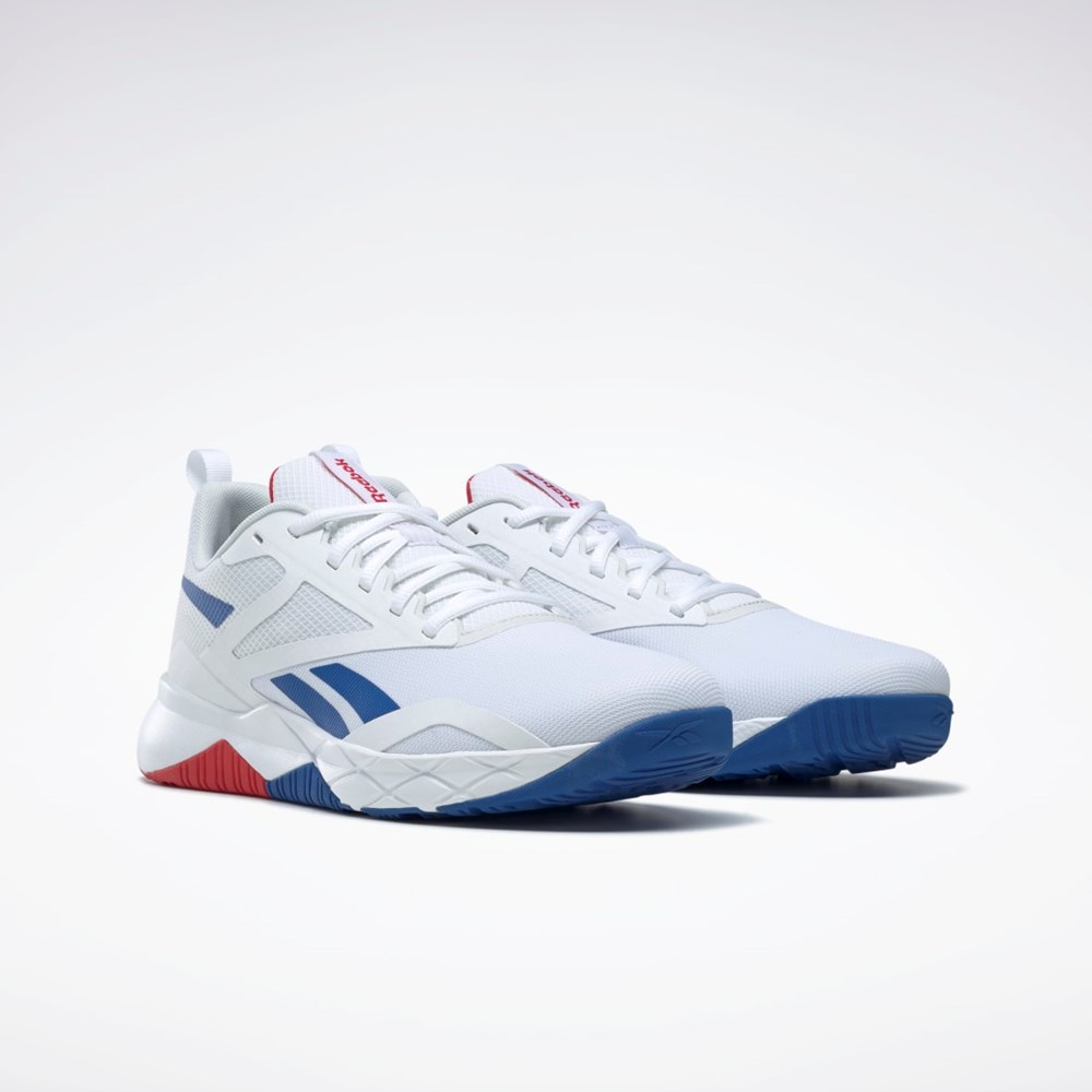 Reebok NFX Tréningová Shoes Biele Siva Modre | FJMOD7560